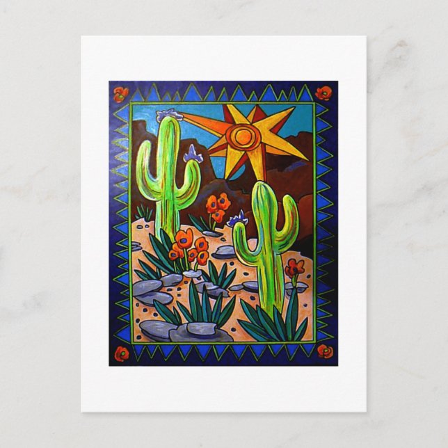 Carte Postale Cactus dans le sud-ouest (Devant)