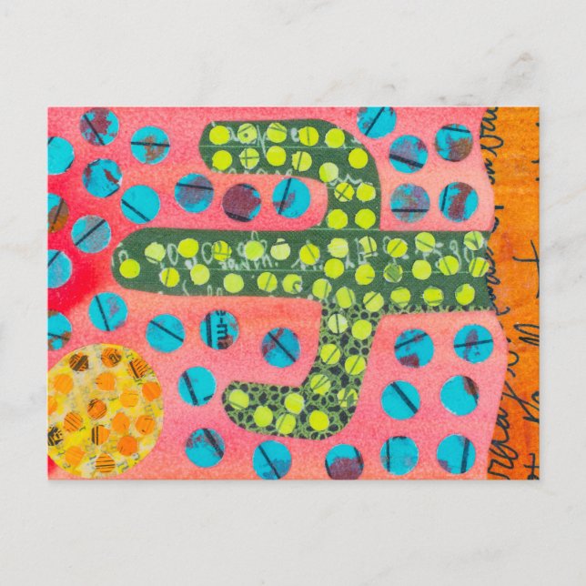 Carte Postale Cactus du désert (Devant)