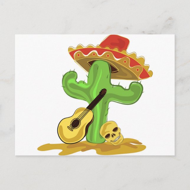 Carte Postale Cactus mexicain (Devant)
