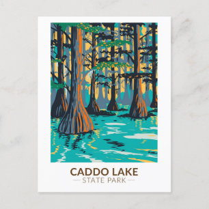 Carte Postale Caddo Lake State Park Texas Vintage