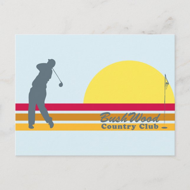 Carte Postale Caddyshack | Lever du soleil au Bushwood Country C (Devant)