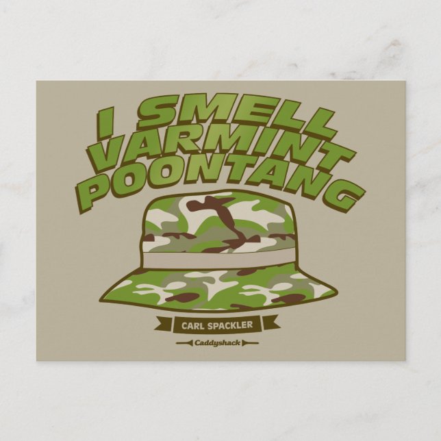 Carte Postale Caddyshack | Varmint Poontang (Devant)