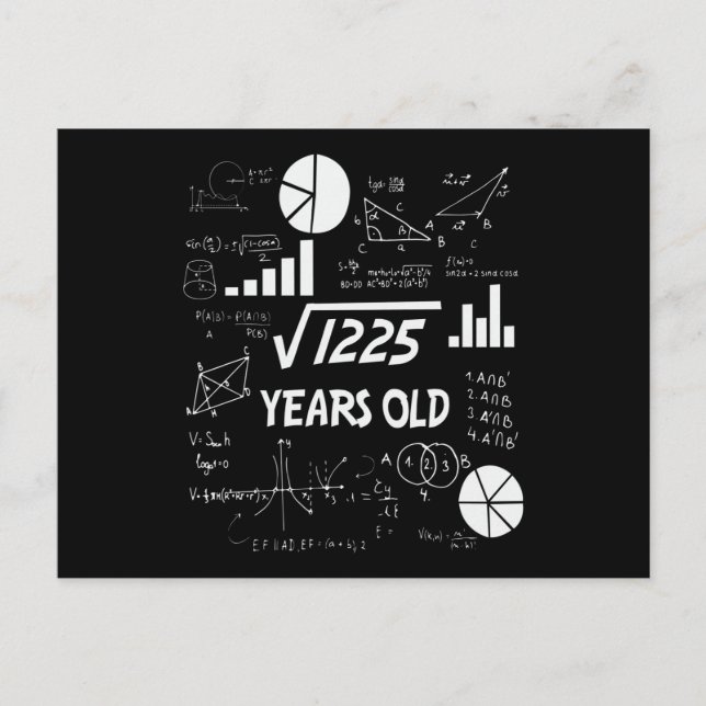 Carte Postale Cadeau d'anniversaire pour professeur de mathémati (Devant)