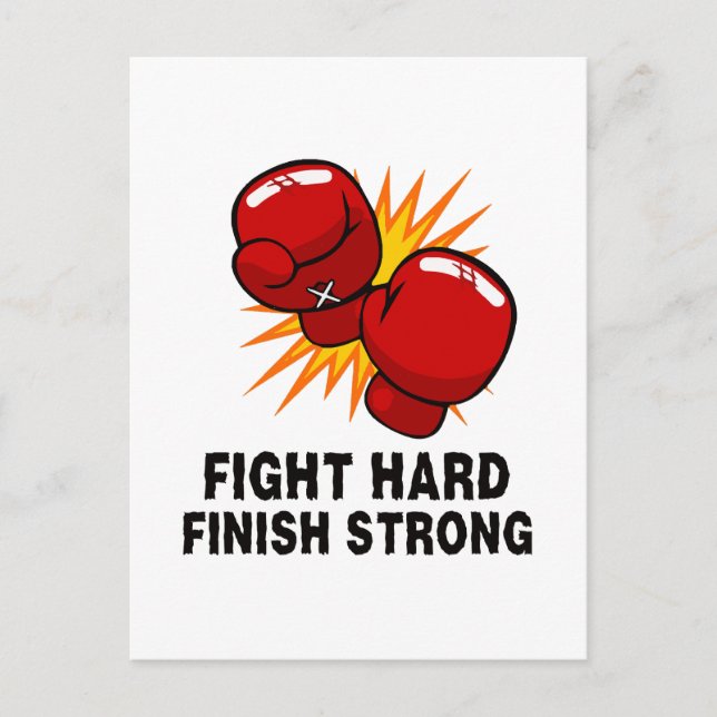 Carte Postale Cadeau de boxe (Devant)