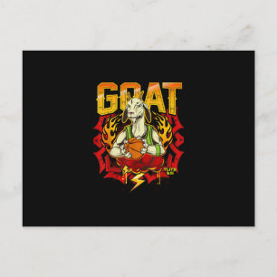 Carte Postale Cadeau de chèvre de basket-ball