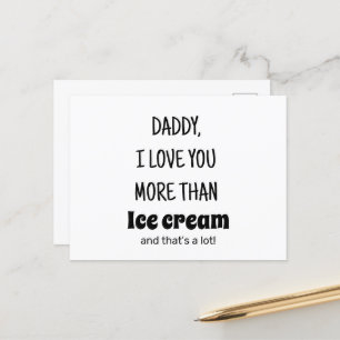 Carte Postale Cadeau de fête des pères, Drôle cadeau d'anniversa