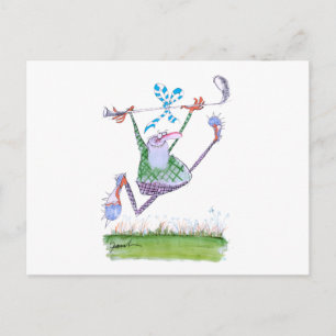 Carte Postale cadeau de golf, tony fernandes