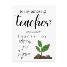 Cadeau de jour pour les enseignants