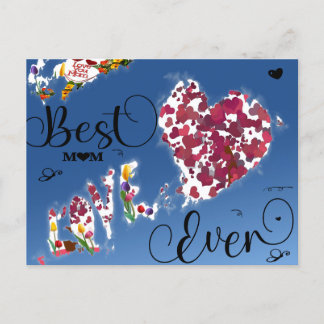 Carte Postale Cadeau de la Fête des Mères, Cadeau pour maman, Ca