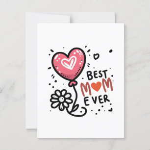 Carte Postale Cadeau de la fête des mères Meilleure maman jama