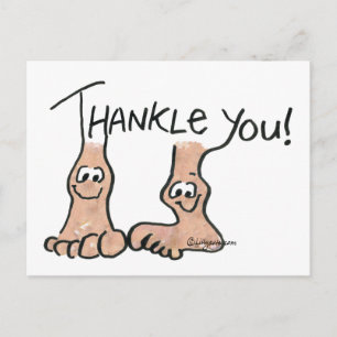 Carte Postale Cadeau de Merci personnalisé