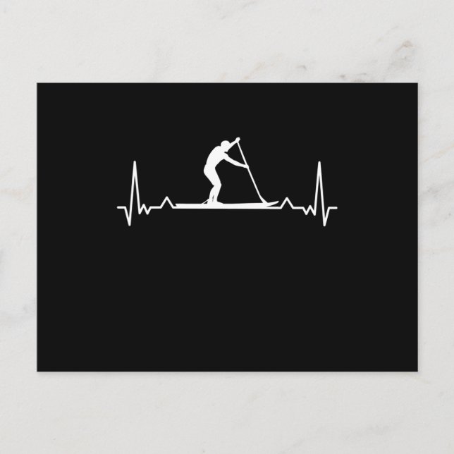 Carte Postale Cadeau de planche à paddle pour le pratiquant de p (Devant)