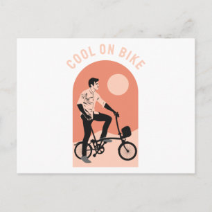 Carte Postale Cadeau de vélo parfait - Cool sur le vélo