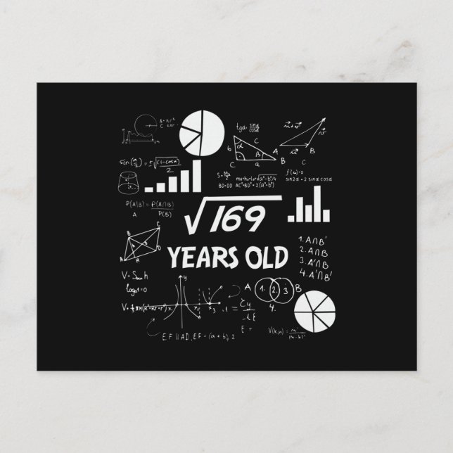 Carte Postale Cadeau drôle de 13 ans pour un anniversaire geek m (Devant)