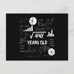 Carte Postale Cadeau drôle de 21e anniversaire pour un geek des 