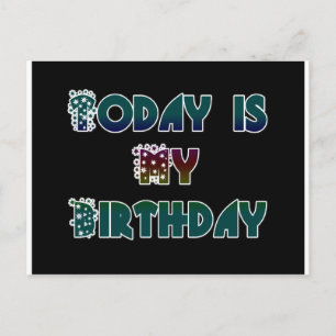 Carte Postale Cadeau Hakuna Matata Aujourd'hui est mon anniversa