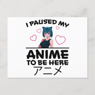 Carte Postale Cadeau Otaku Anime Fille Manga Cosplay Ramen Japon