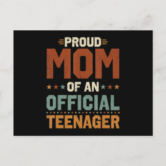 Carte Postale Cadeau pour 13 ans garçons filles fière maman de o