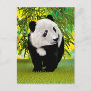 Carte Postale Cadeau pour amateur d'animaux mignon ours en peluc