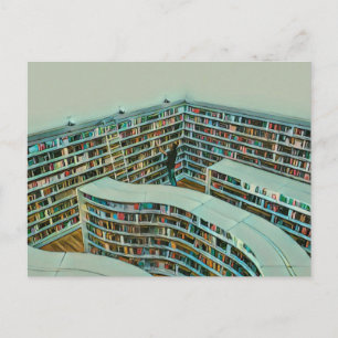 Carte Postale Cadeau pour amateur de lecture cool
