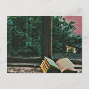 Carte Postale Cadeau pour amateurs de lecture pour bibliothécair