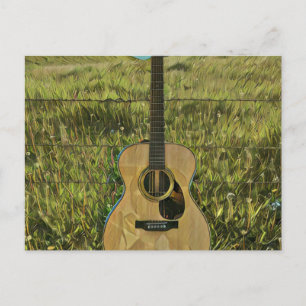 Carte Postale Cadeau pour petit ami guitariste