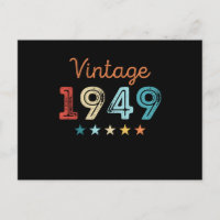 Cadeau Rétro 80e Anniversaire Vintage 1949 80 ans