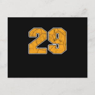 Carte Postale Cadeau sportif pour la célébration du 29e annivers