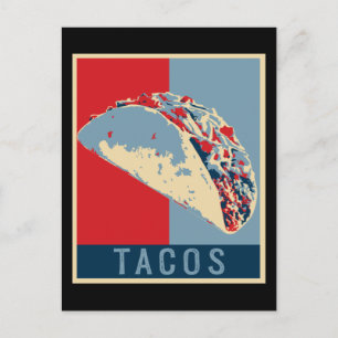 Carte Postale Cadeau Taco Femmes Cuisine Mexicaine Cinco De Mayo