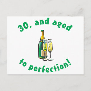 Carte Postale Cadeau vintage 30e anniversaire