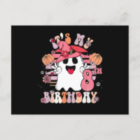 Cadeaux 8e anniversaire Spooky Boo Groovy Rétro 70