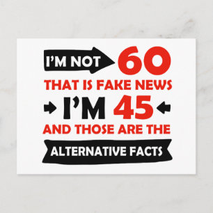 Carte Postale Cadeaux d'anniversaire de 60e année