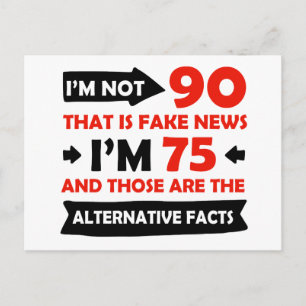 Carte Postale Cadeaux d'anniversaire de 90e année