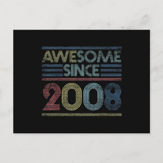 Carte Postale Cadeaux d'anniversaire vintage 13 ans Incroyables 