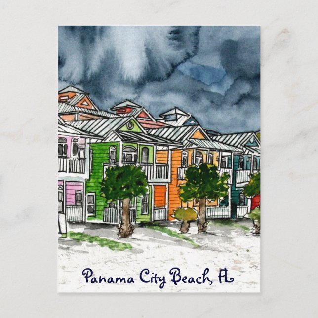 Carte Postale Cadeaux d'art tropical de Panama City Beach Florid (Devant)