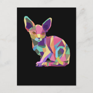 Carte Postale Cadeaux De Chat Sphynx Pour Femmes Et Hommes Sphyn