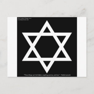 Carte Postale Cadeaux de citations de sagesse yiddish célèbres T