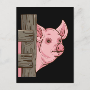 Carte Postale Cadeaux De Cochon Pour Les Amateurs De Cochon Pays