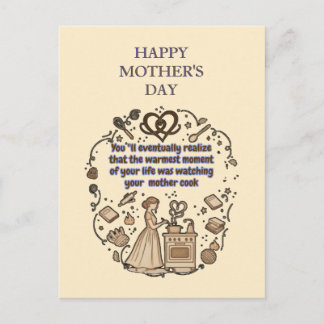Carte Postale cadeaux de fête des mères