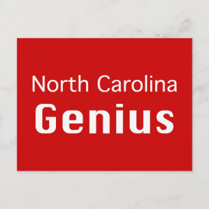 Carte Postale Cadeaux de génie de Caroline du Nord