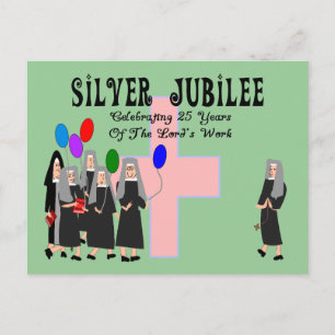 Carte Postale Cadeaux de jubilé d'argent des soeurs