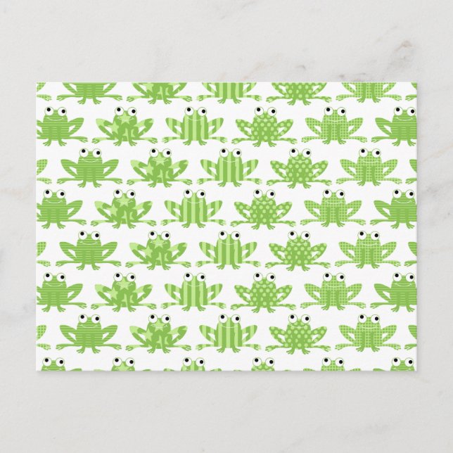 Carte Postale Cadeaux de marchandises de grenouille (Devant)