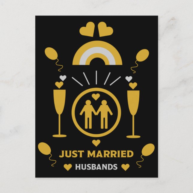 Carte Postale Cadeaux de mariage gay (Devant)