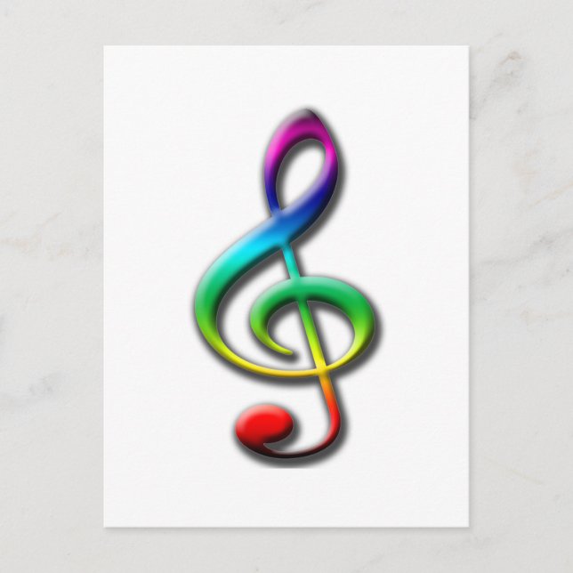 Carte Postale Cadeaux de musique ! (Devant)