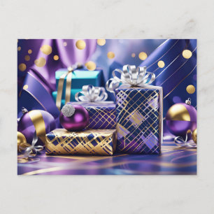 carte postale cadeaux de noël