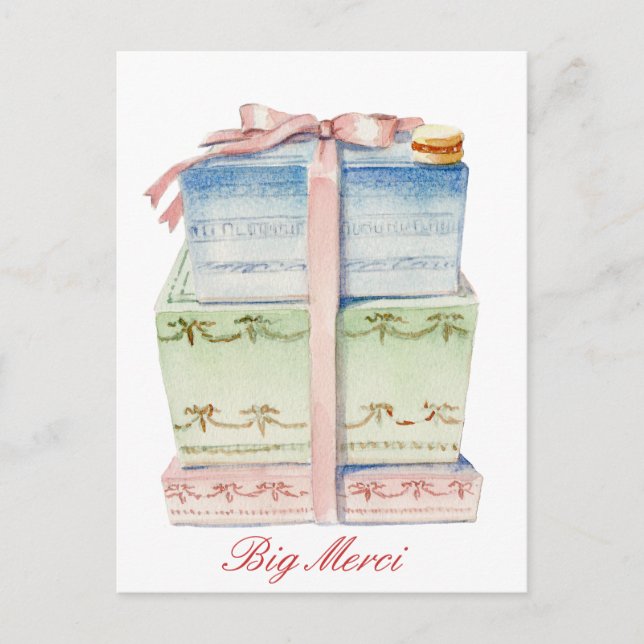 Carte Postale Cadeaux de Paris (Devant)