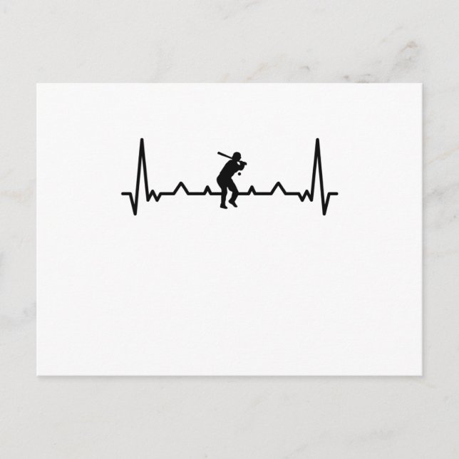 Carte Postale Cadeaux de sports de rythme de baseball (Devant)