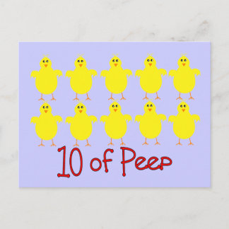 Carte Postale Cadeaux de thérapie respiratoire "10 de PEEP" Drôl