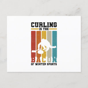 Carte Postale Cadeaux d'équipe de curling   Curler Curler sport 