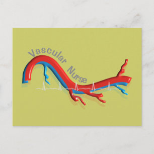 Carte Postale Cadeaux d'infirmières vasculaires uniques